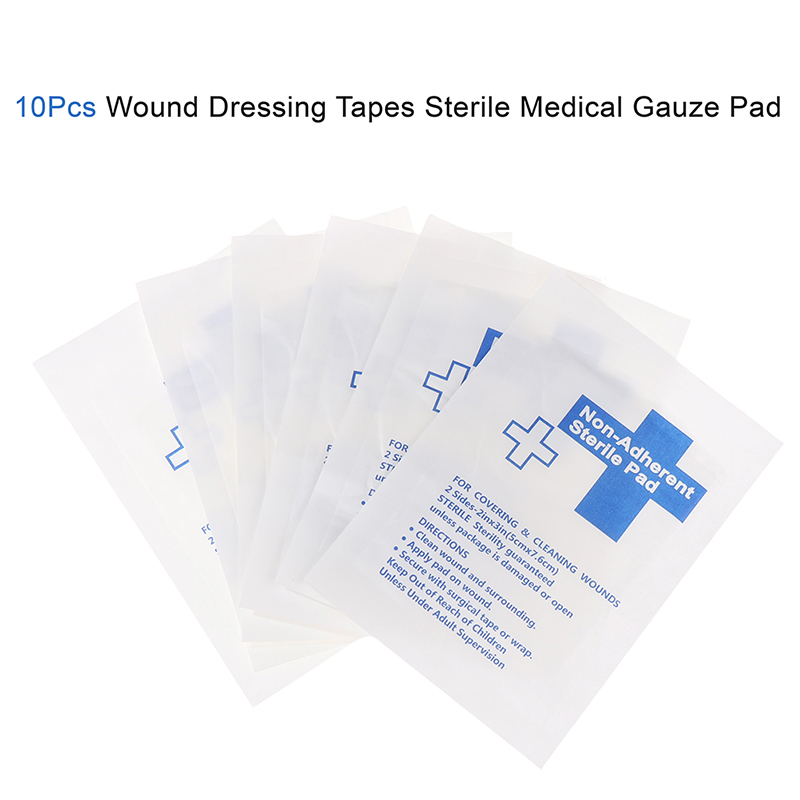Medical Tape - 10 sztuk wodoodpornych, nieprzywierających opatrunków z