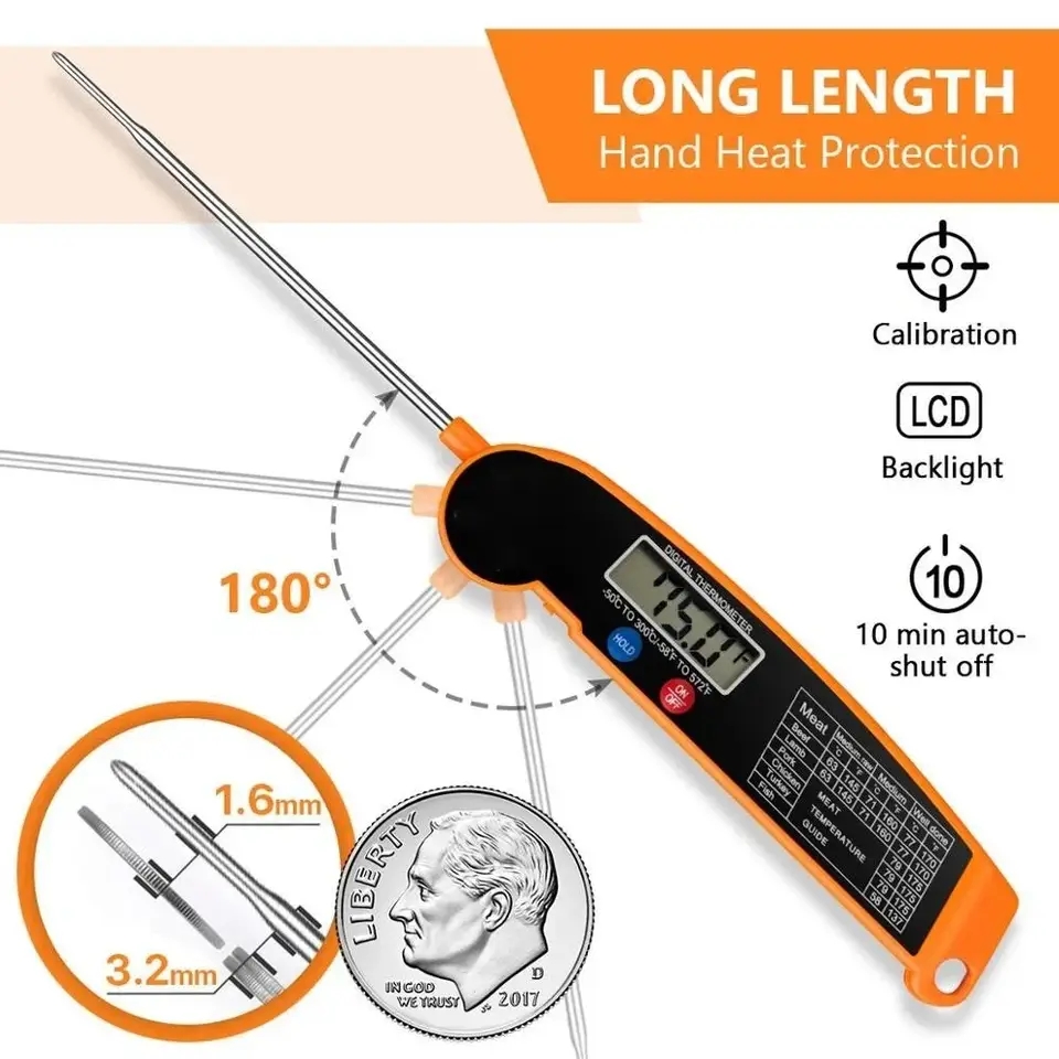 Thermometer Digital - 1 szt. cyfrowy termometr kuchenny do
